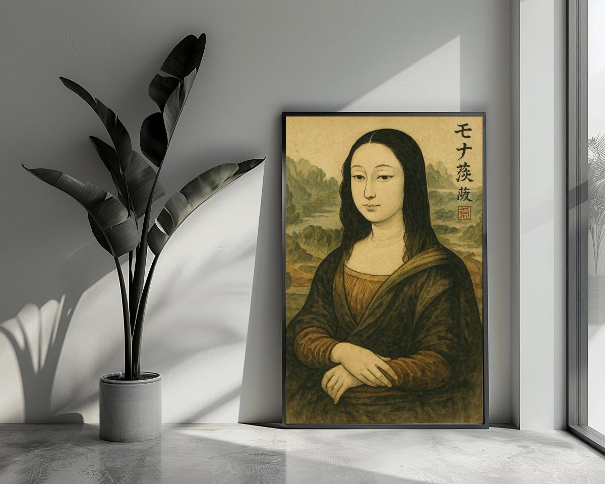 Mona Lisa Asian Art poster van 25 Artstreet