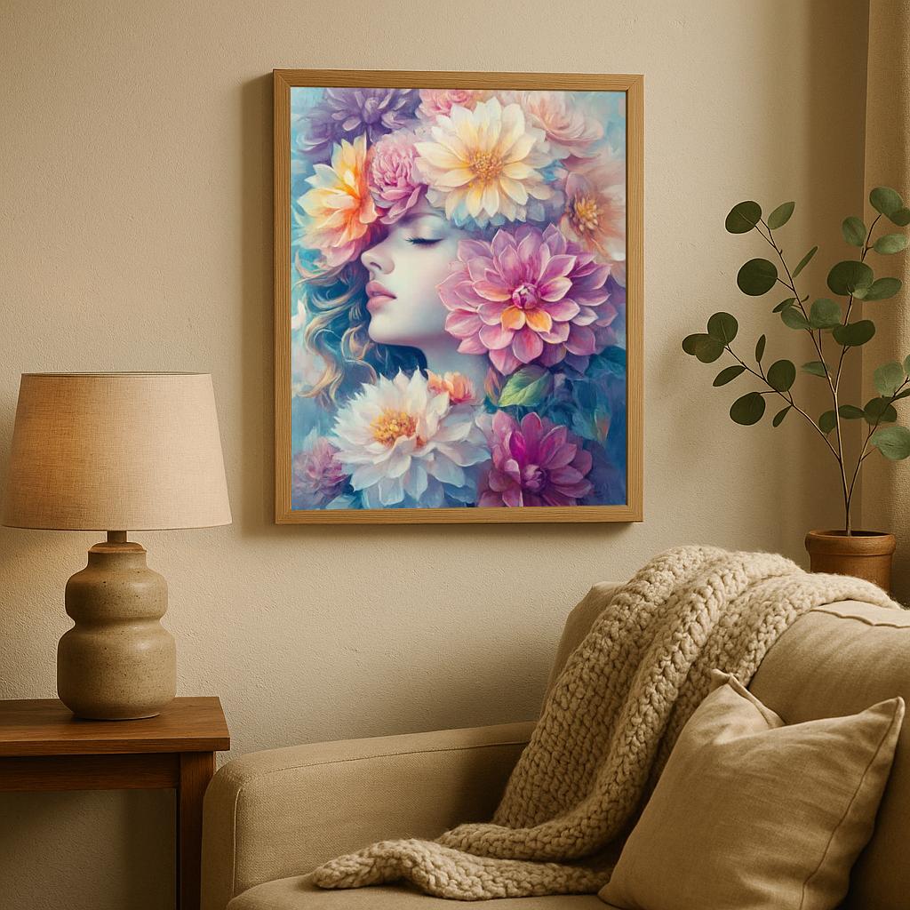 Woman Flowers poster sfeerbeeld 1