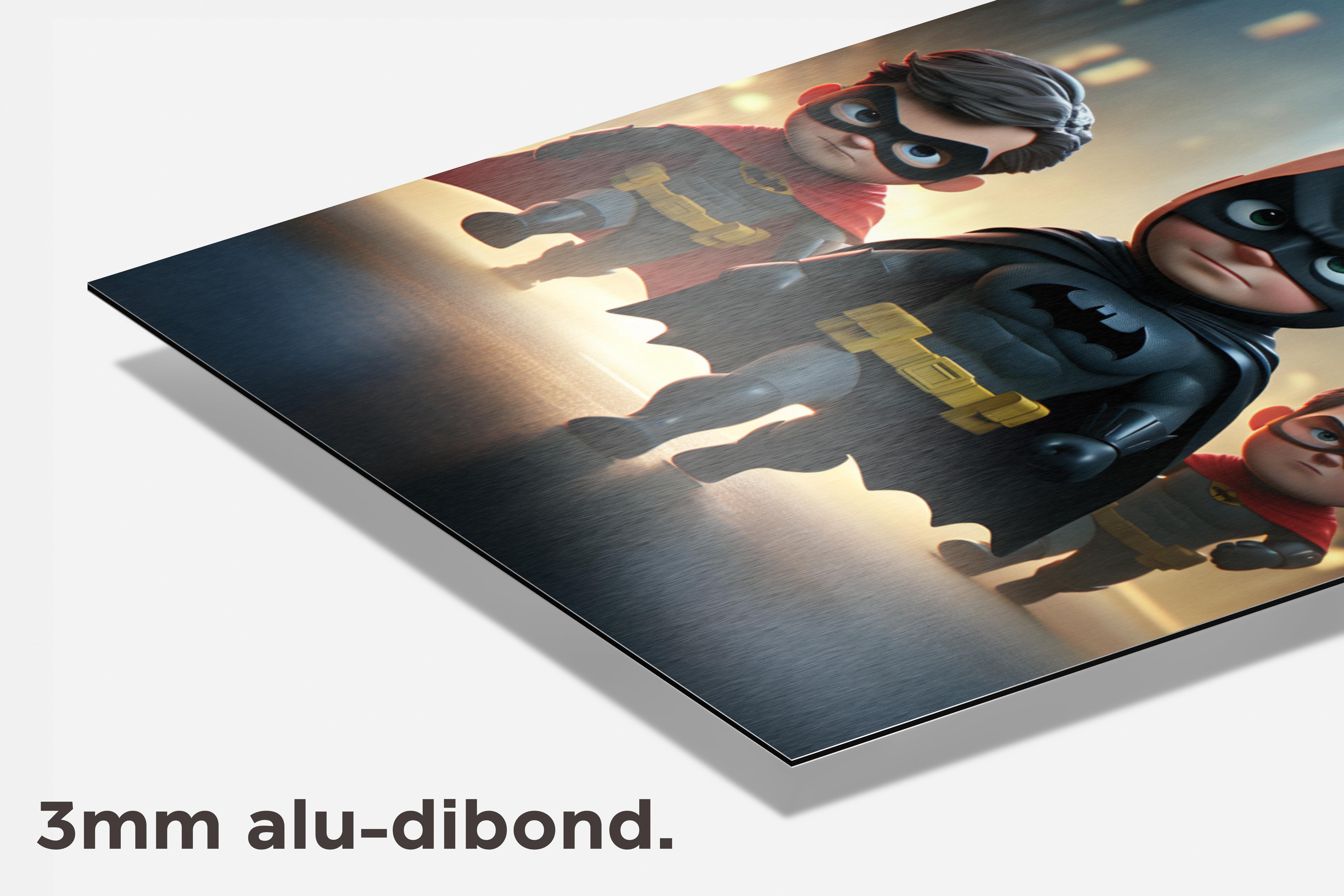 Kinder Batman dibond detail