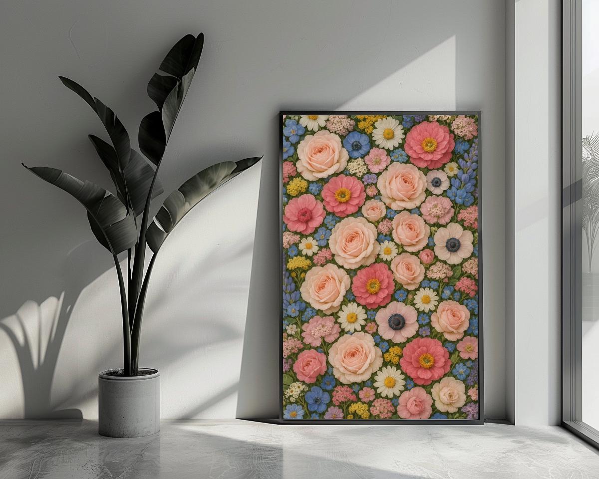 Flowers Bloom poster van 25 Artstreet