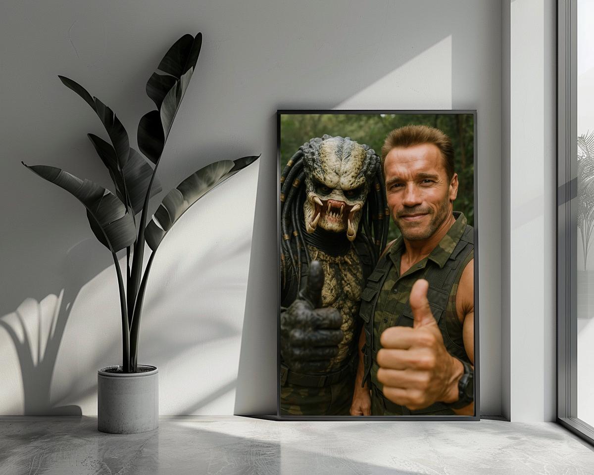 Arnold Schwarzenegger Predator poster van 25 Artstreet