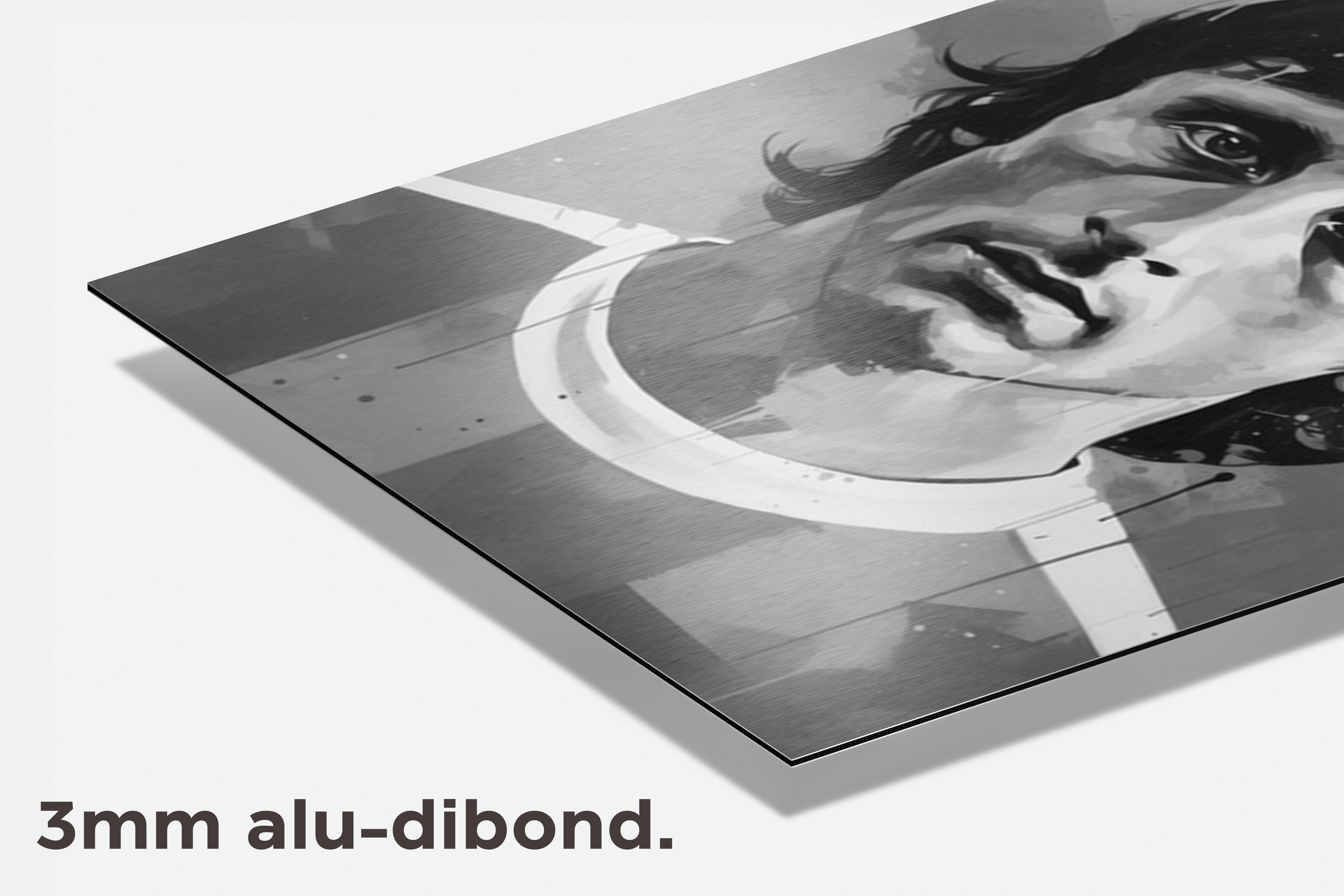 Cruyff Abstract dibond detail