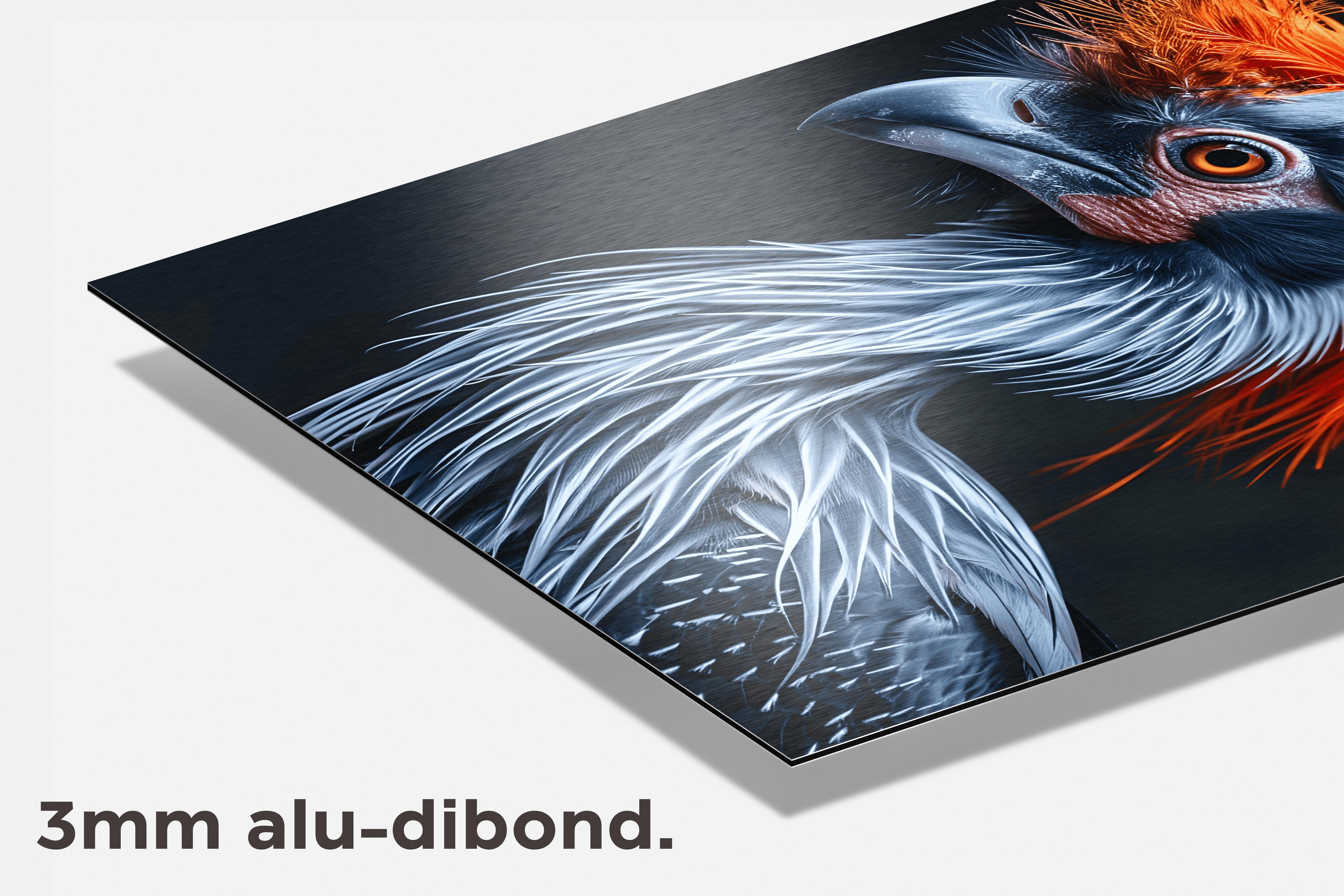 Vogel dibond detail