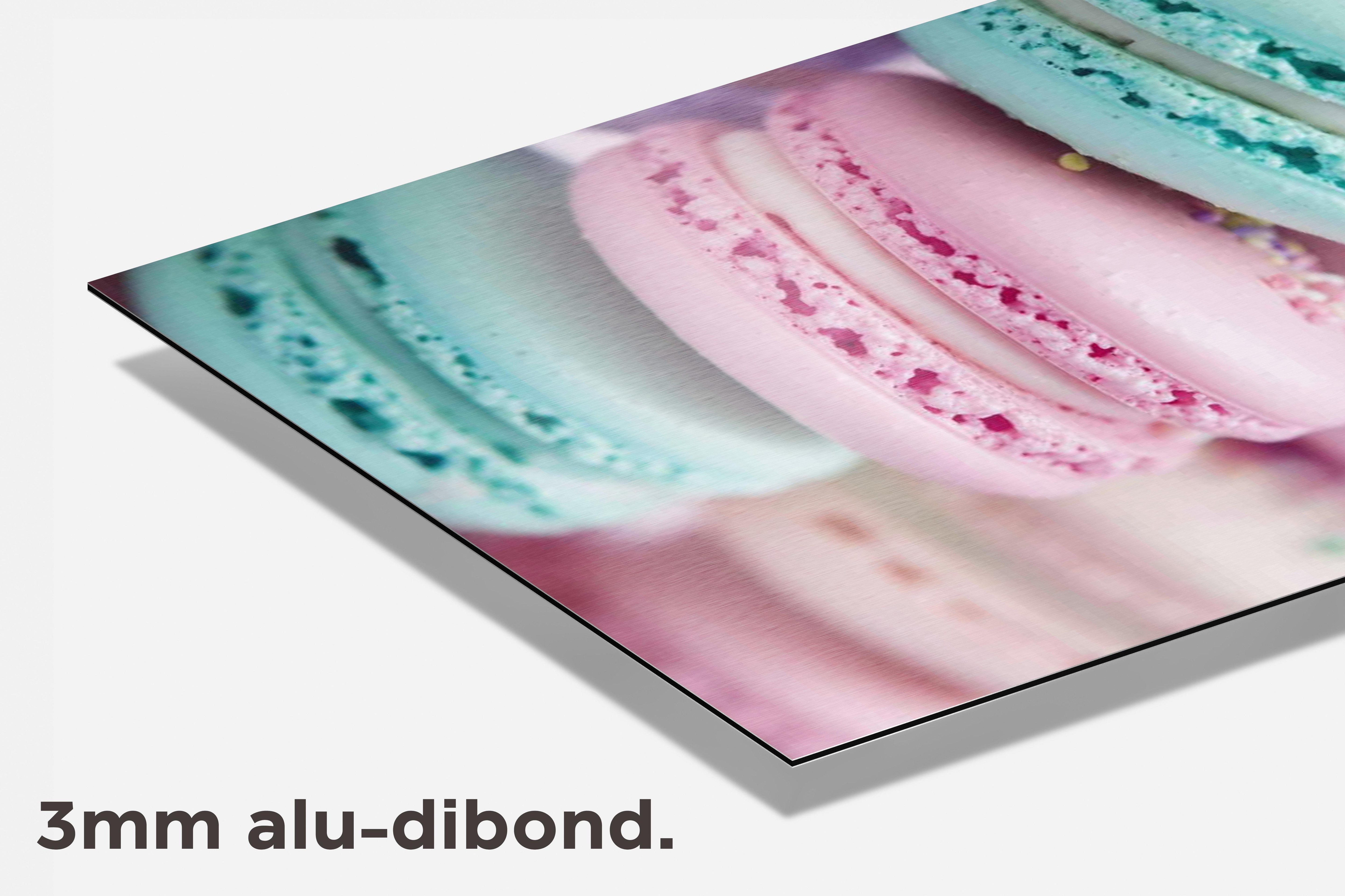 Pastel Macaron dibond detail