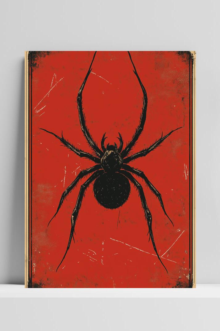Spin Vintage op 3mm aluminium dibond