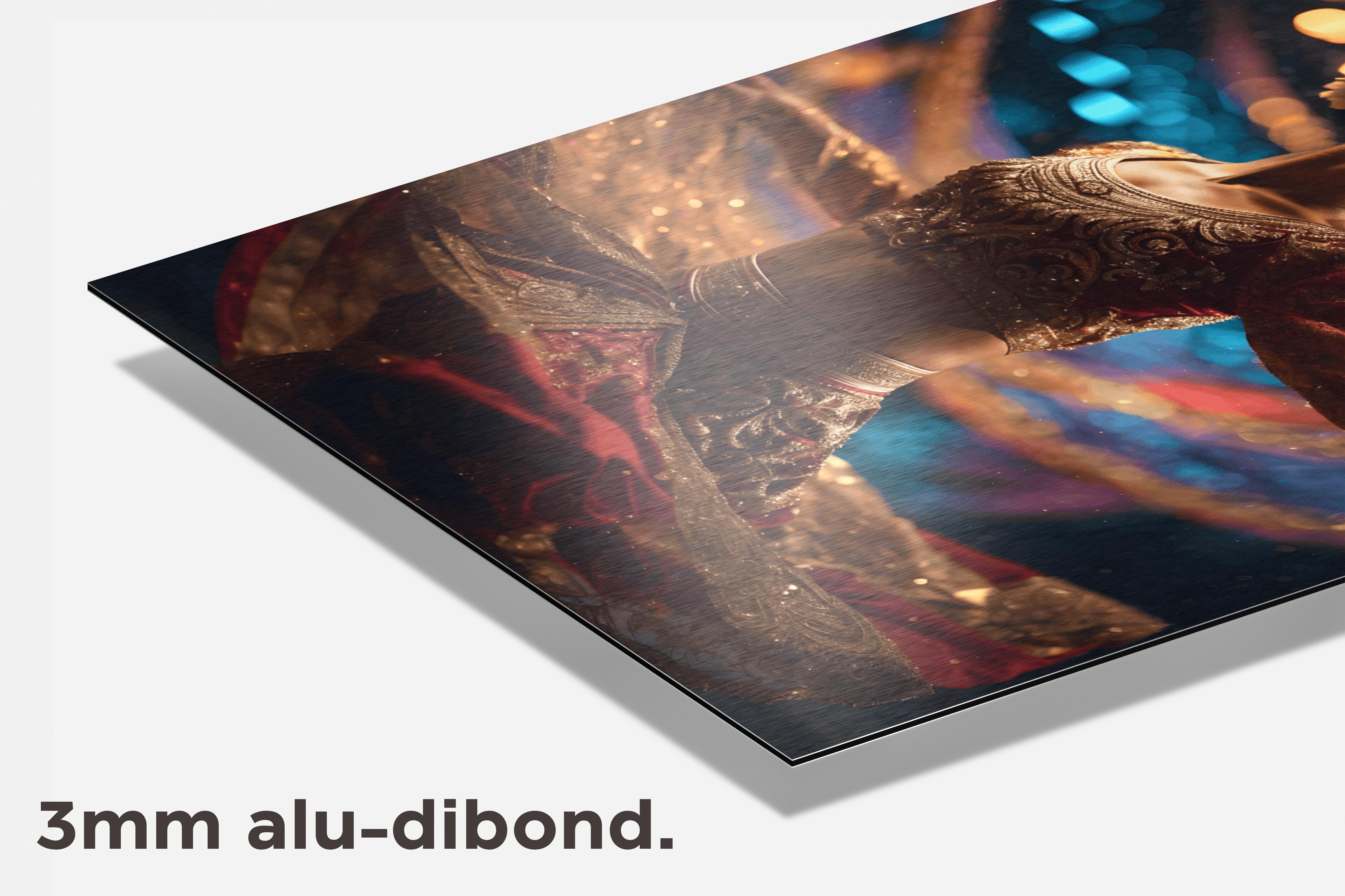 Aziatische Dans dibond detail