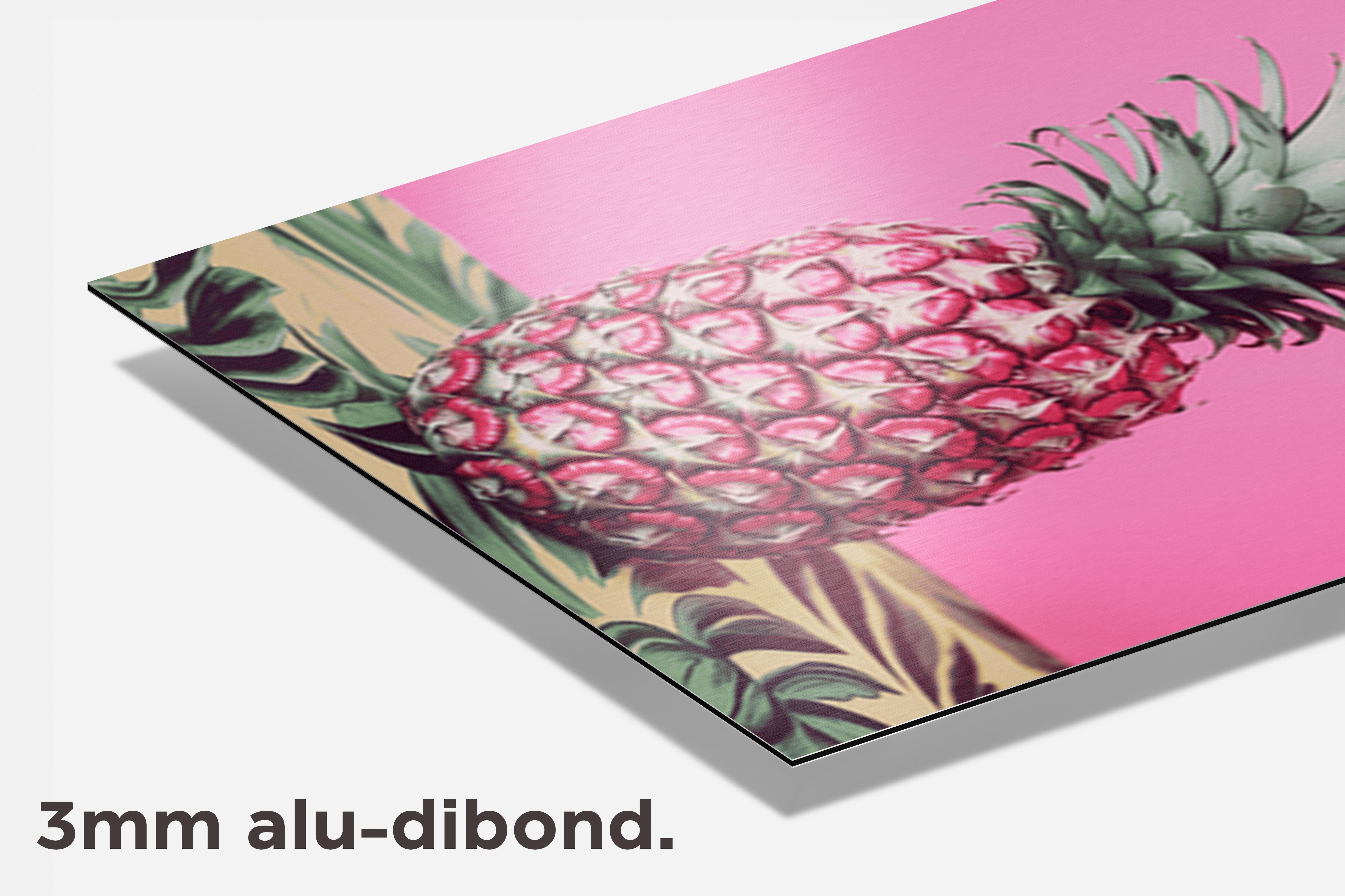 Ananas op Tafel dibond detail