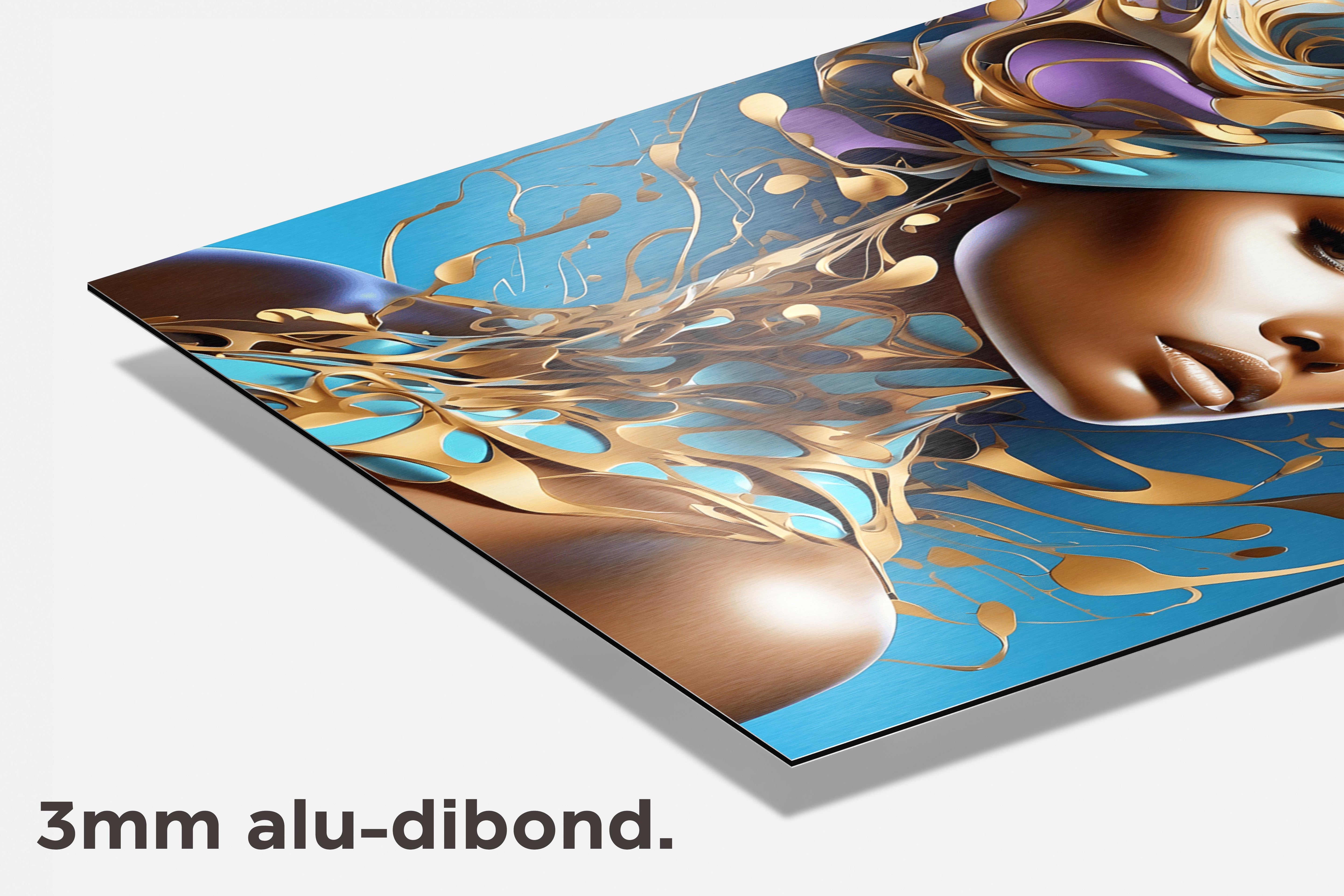 Afrikaanse Vrouw dibond detail