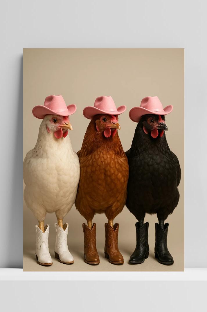 Cowboy Chicken in interieur
