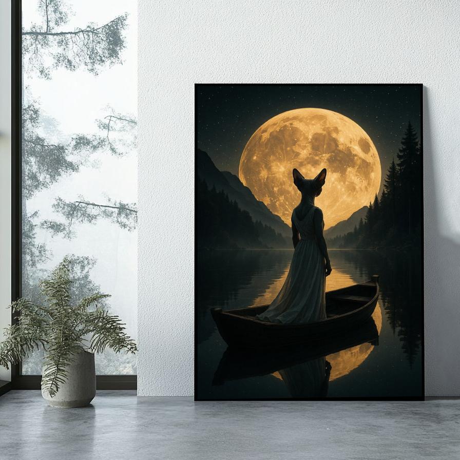 Golden Moon Alien Boat poster sfeerbeeld 1