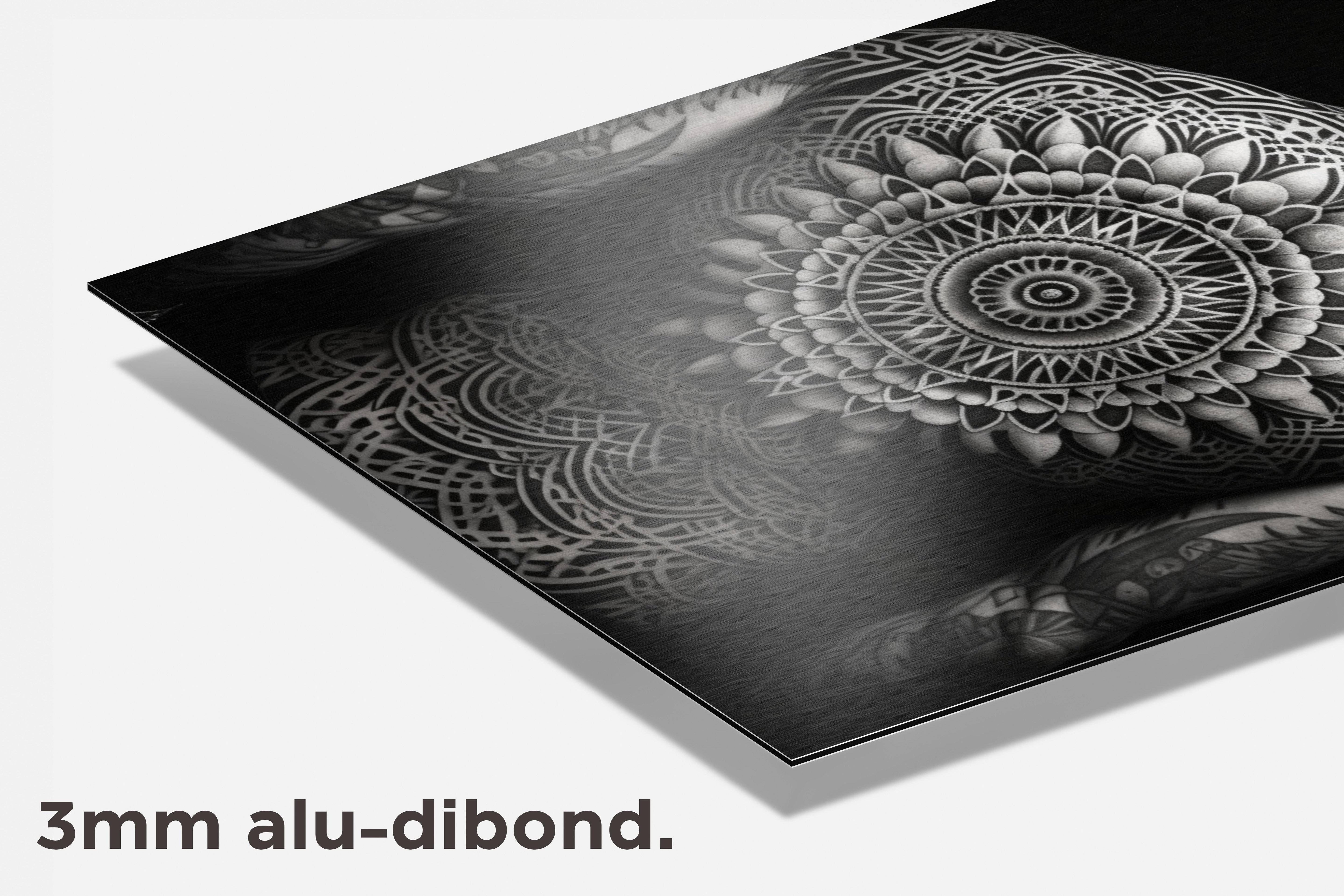 Rug Mandala Tattoo dibond detail
