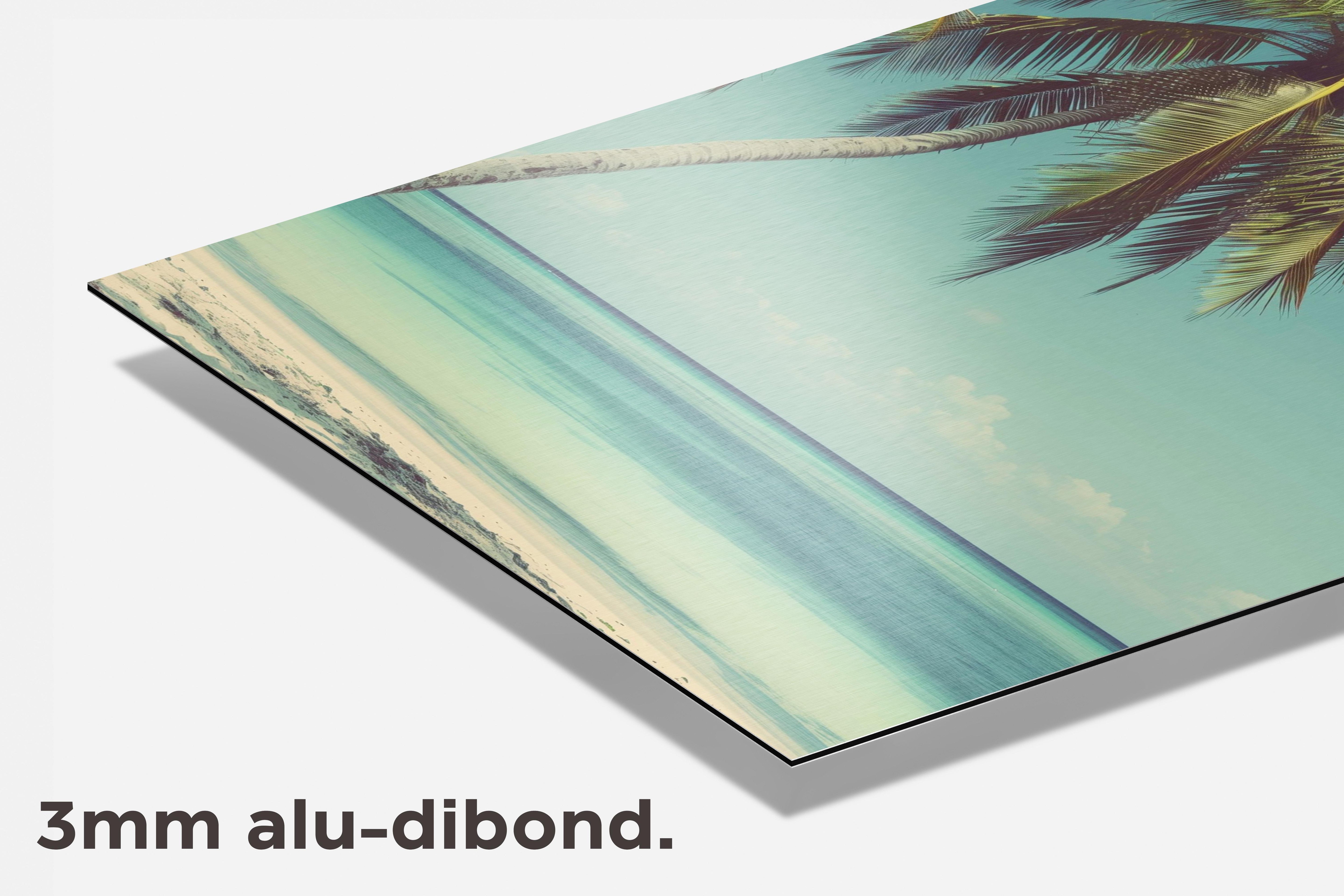 Tropische Palmboom dibond detail
