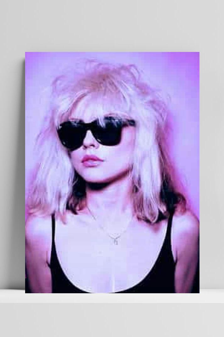 Blondie Rock op 3mm aluminium dibond