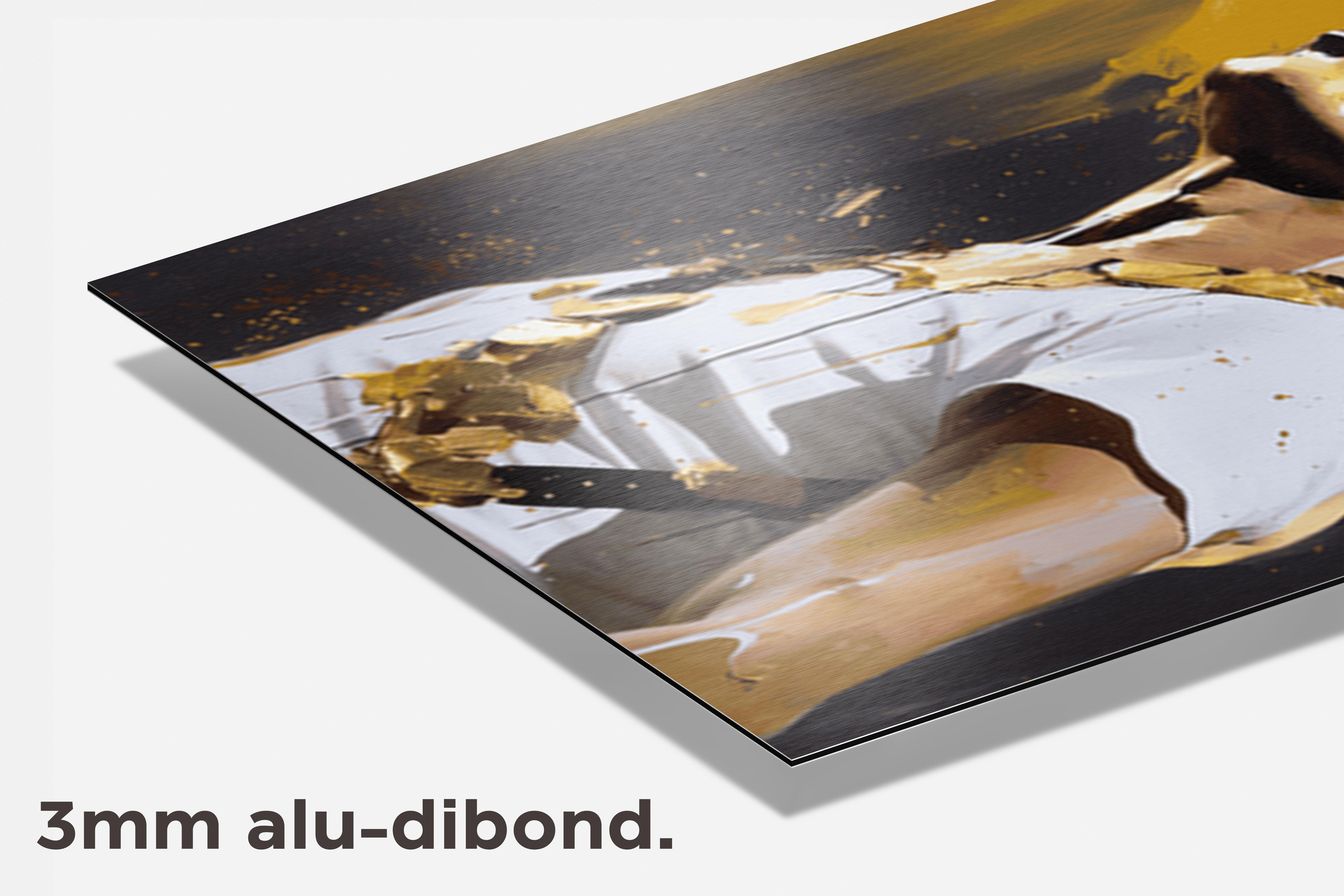 Freddie Mercury dibond detail