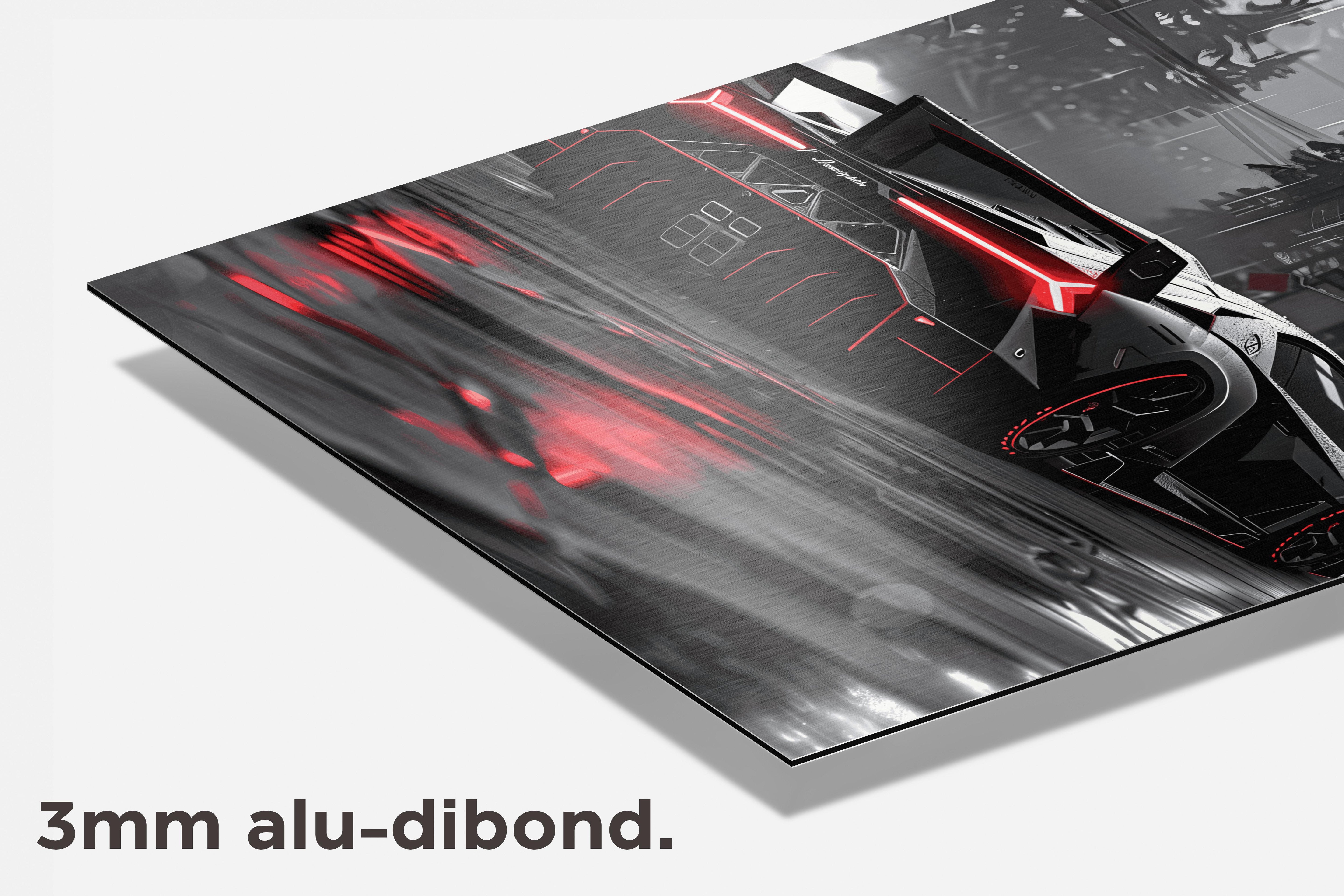 Lamborghini dibond detail