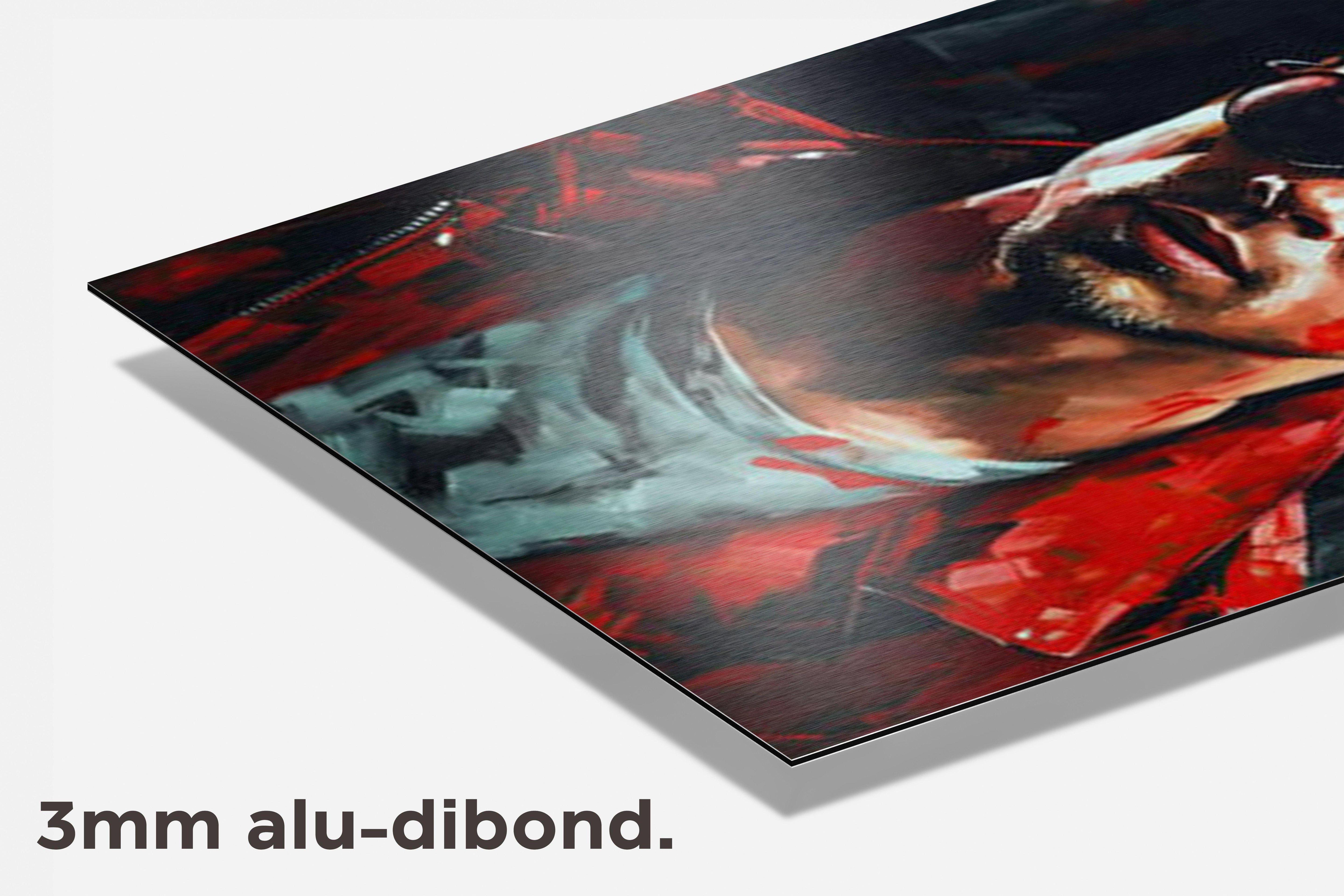 Tyler Durden Fightclub dibond detail