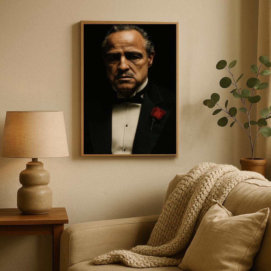 Don Corleone The Godfather poster sfeerbeeld 2