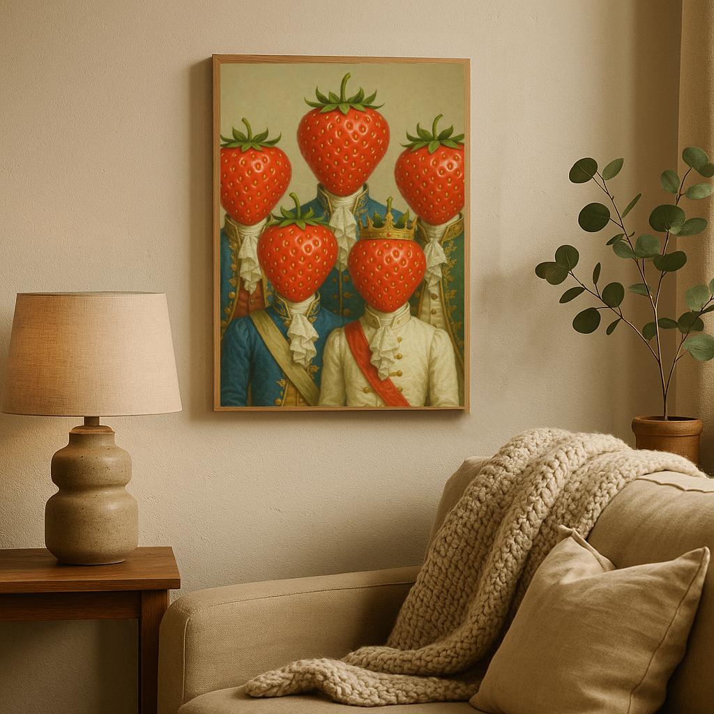 Strawberry Head Vintage poster sfeerbeeld 2