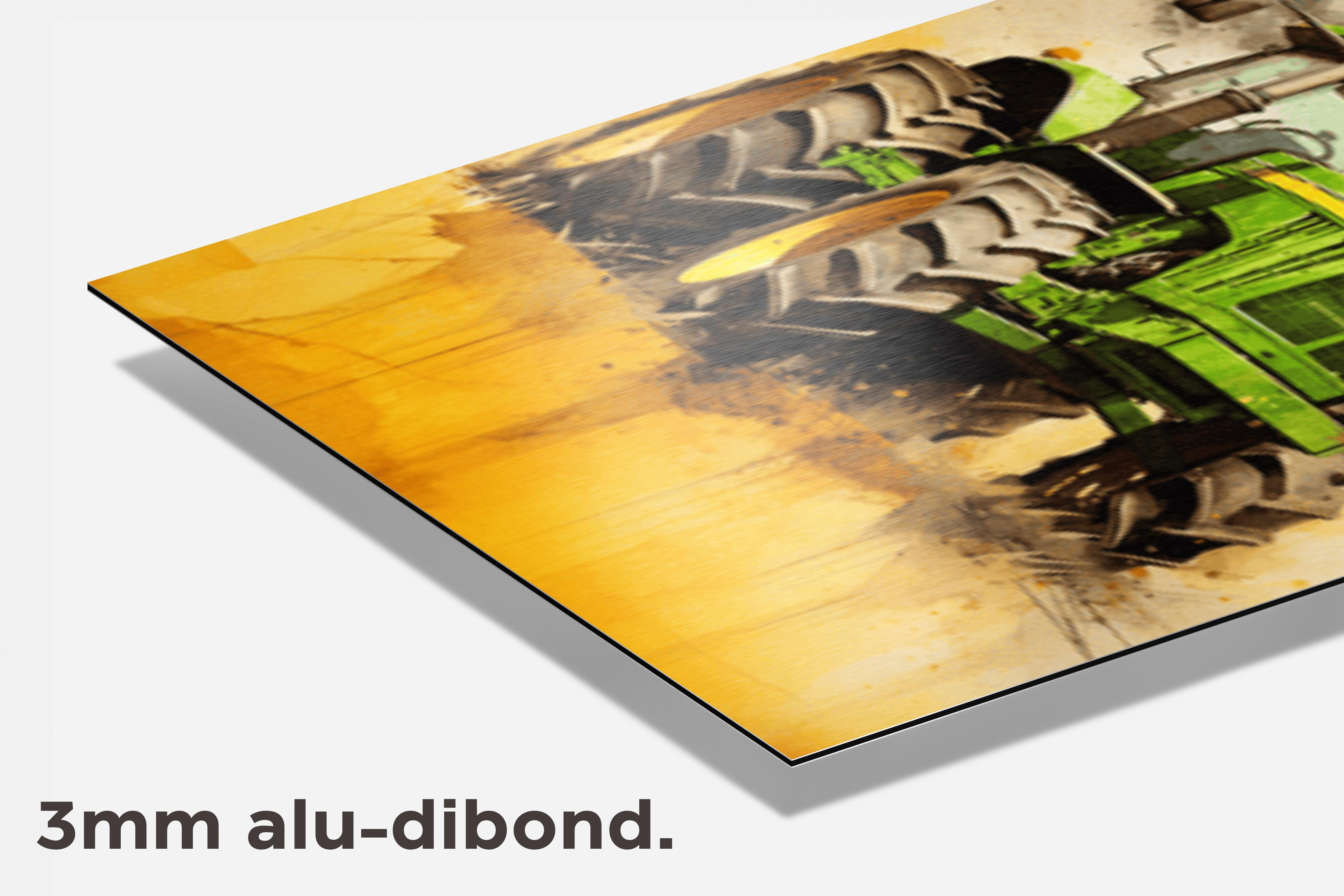 John Deere Trekker dibond detail