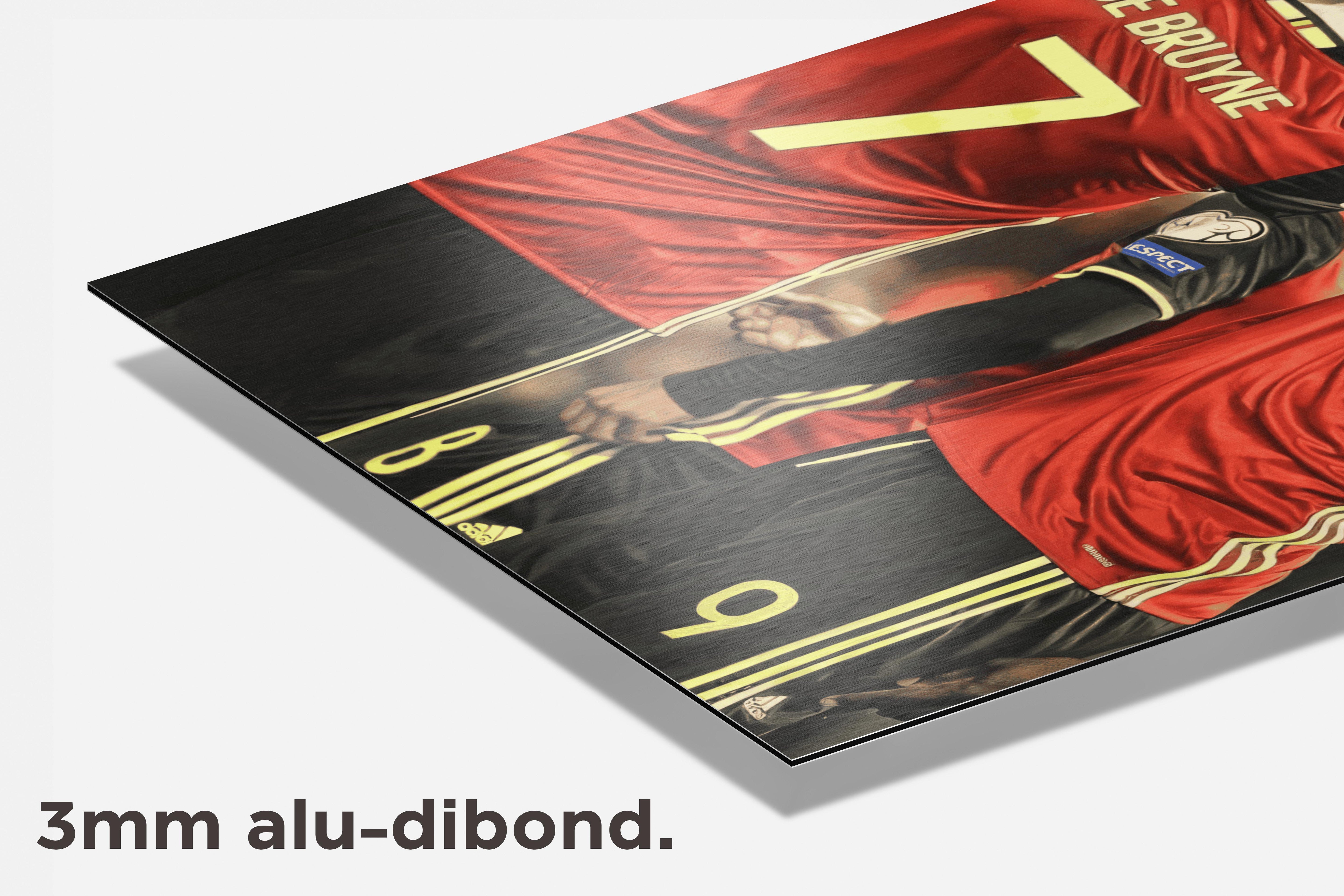 Lukaku en De Bruyne dibond detail