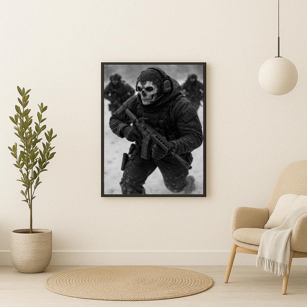 Ghost Call of Duty poster sfeerbeeld 2