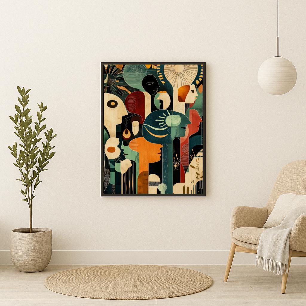 Abstract Head poster sfeerbeeld 2