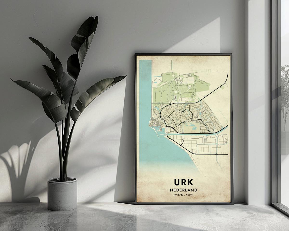 Urk Vintage poster van 25 Artstreet
