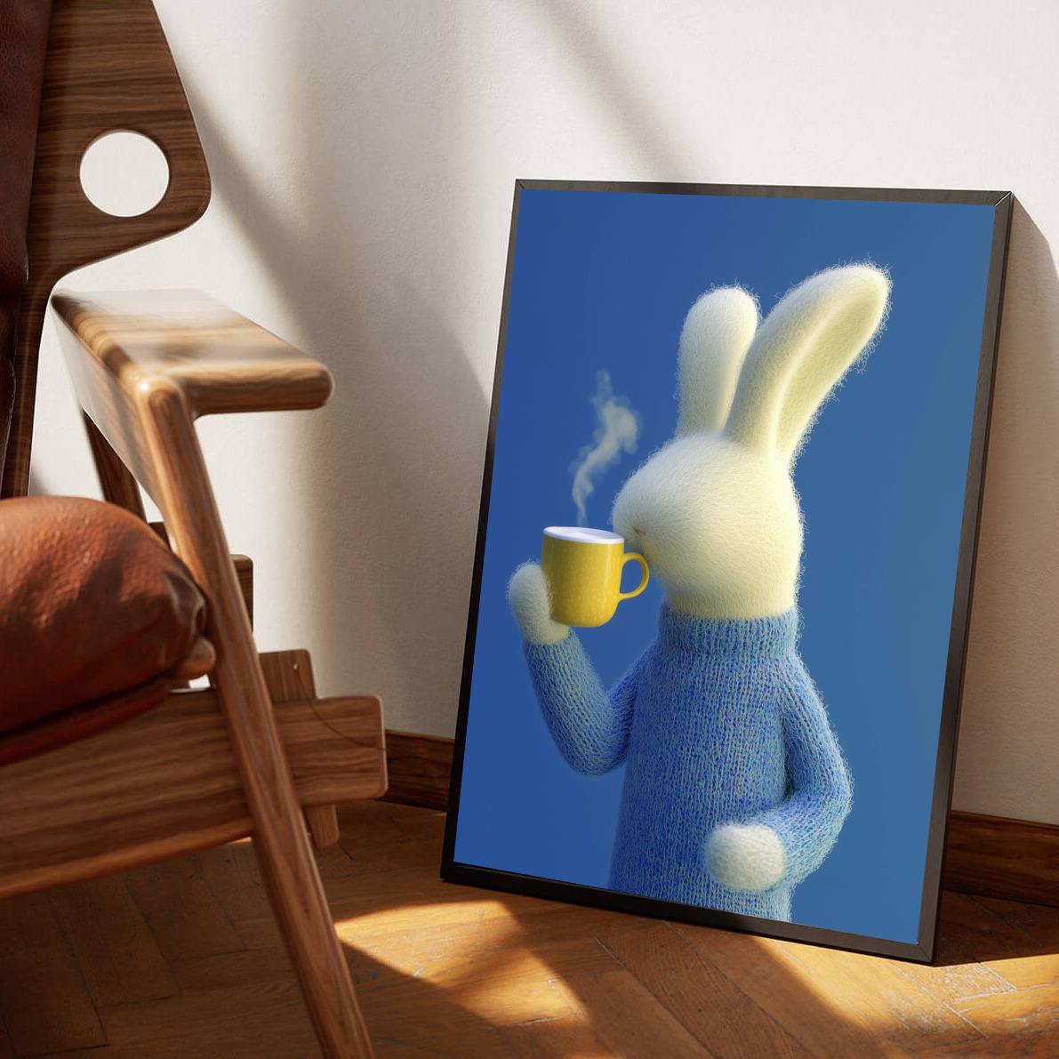 Rabbit Coffee en un interior