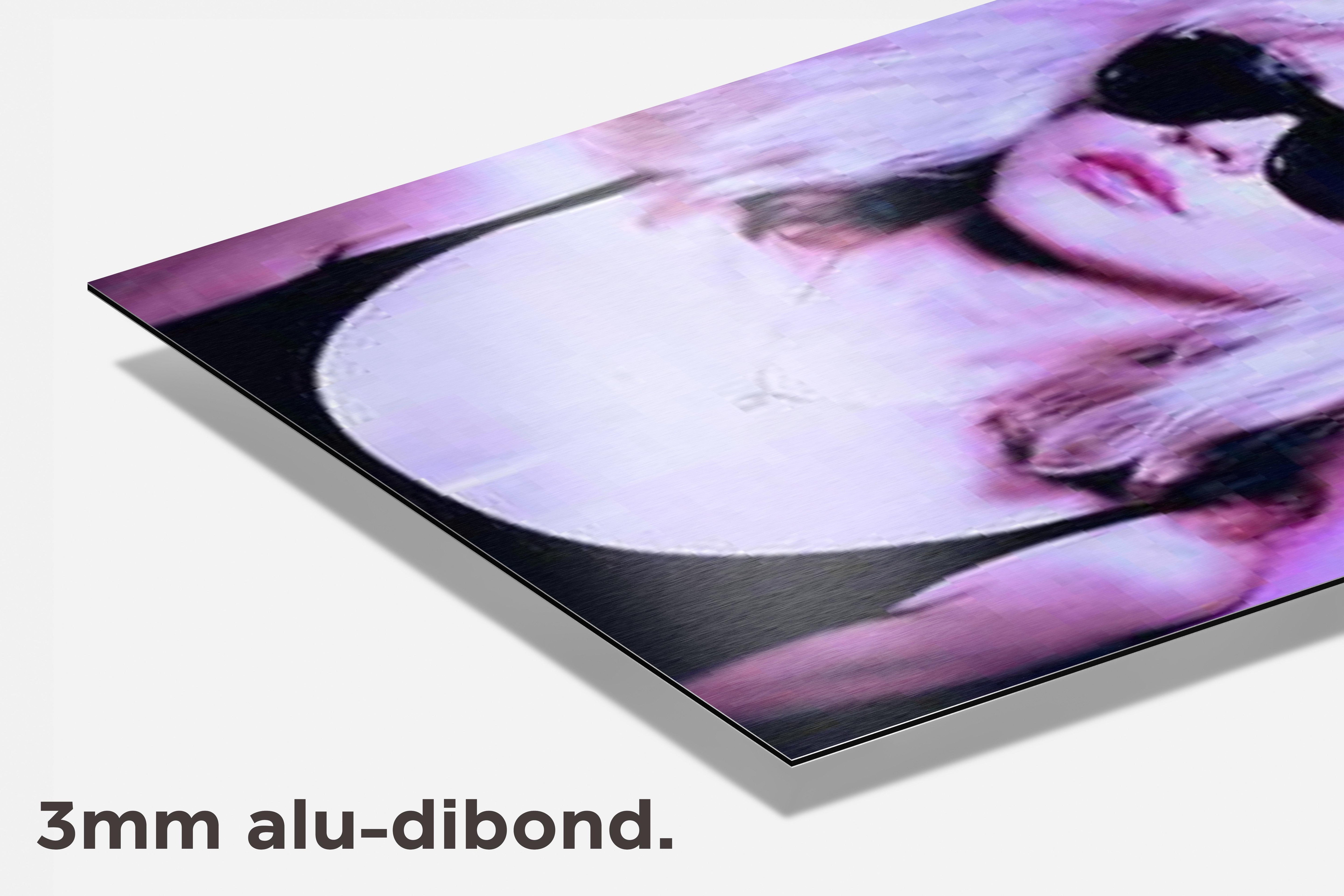 Blondie Rock dibond detail