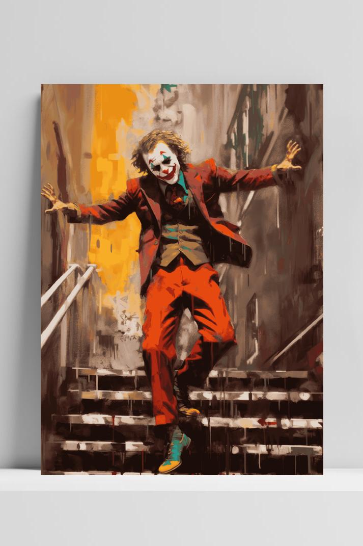 The Joker Trap op 3mm aluminium dibond