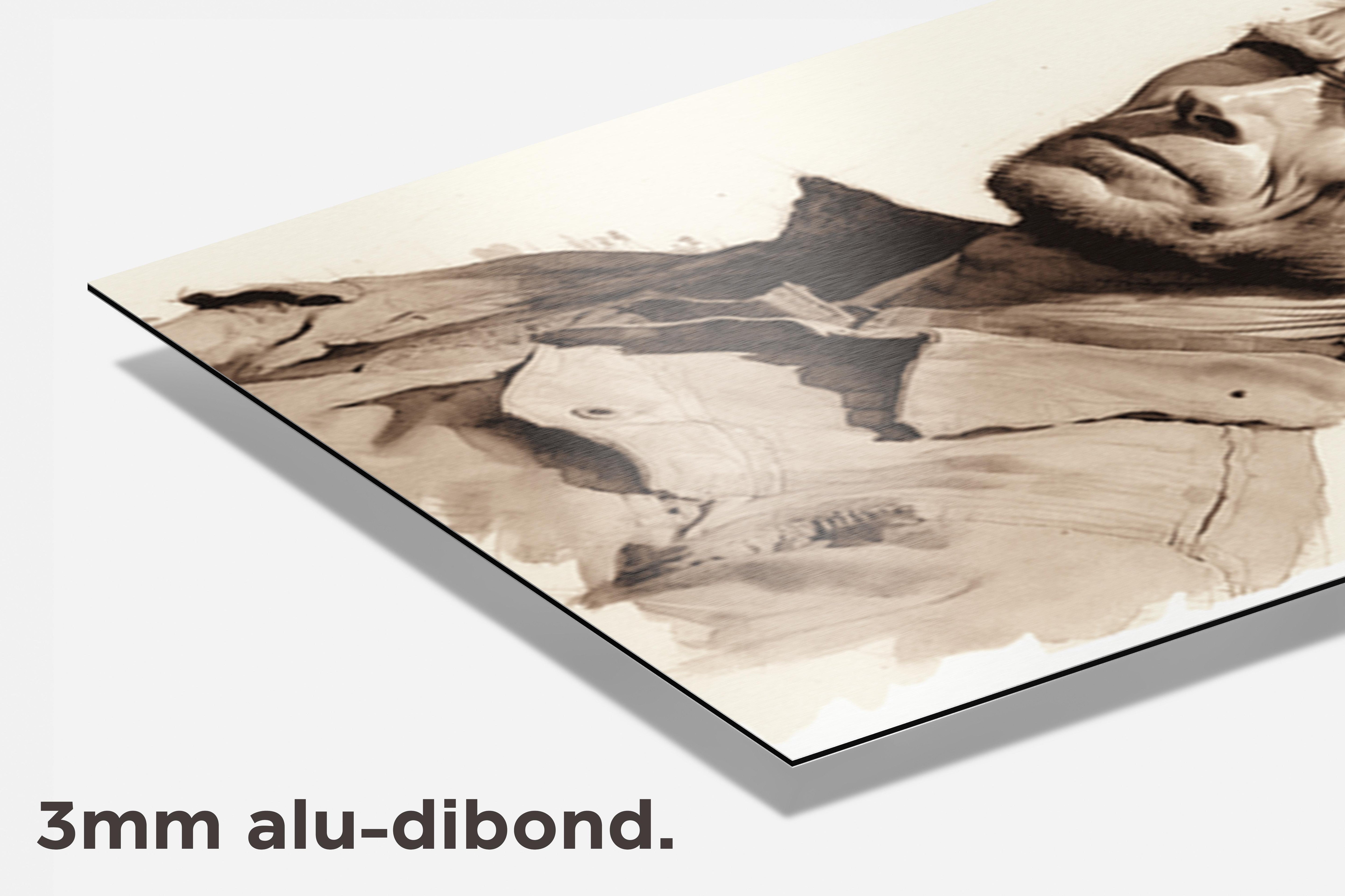 Clint Eastwood dibond detail