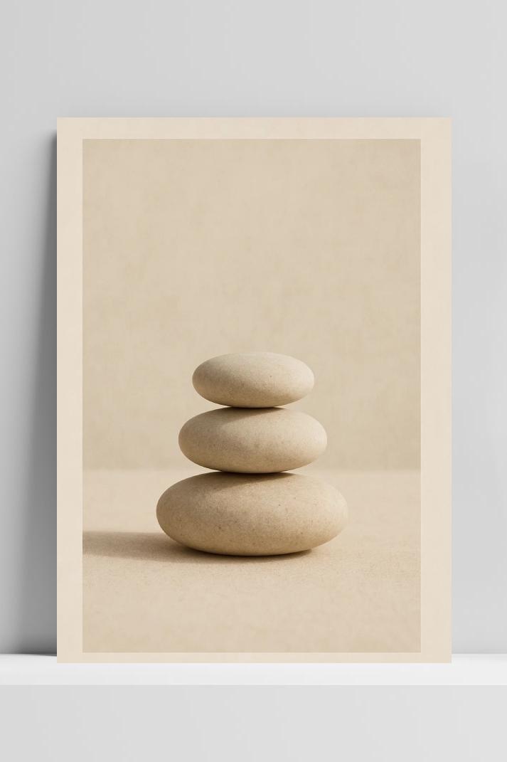 Stones Balance Zen in interieur