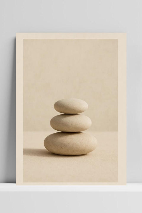 Stones Balance Zen poster