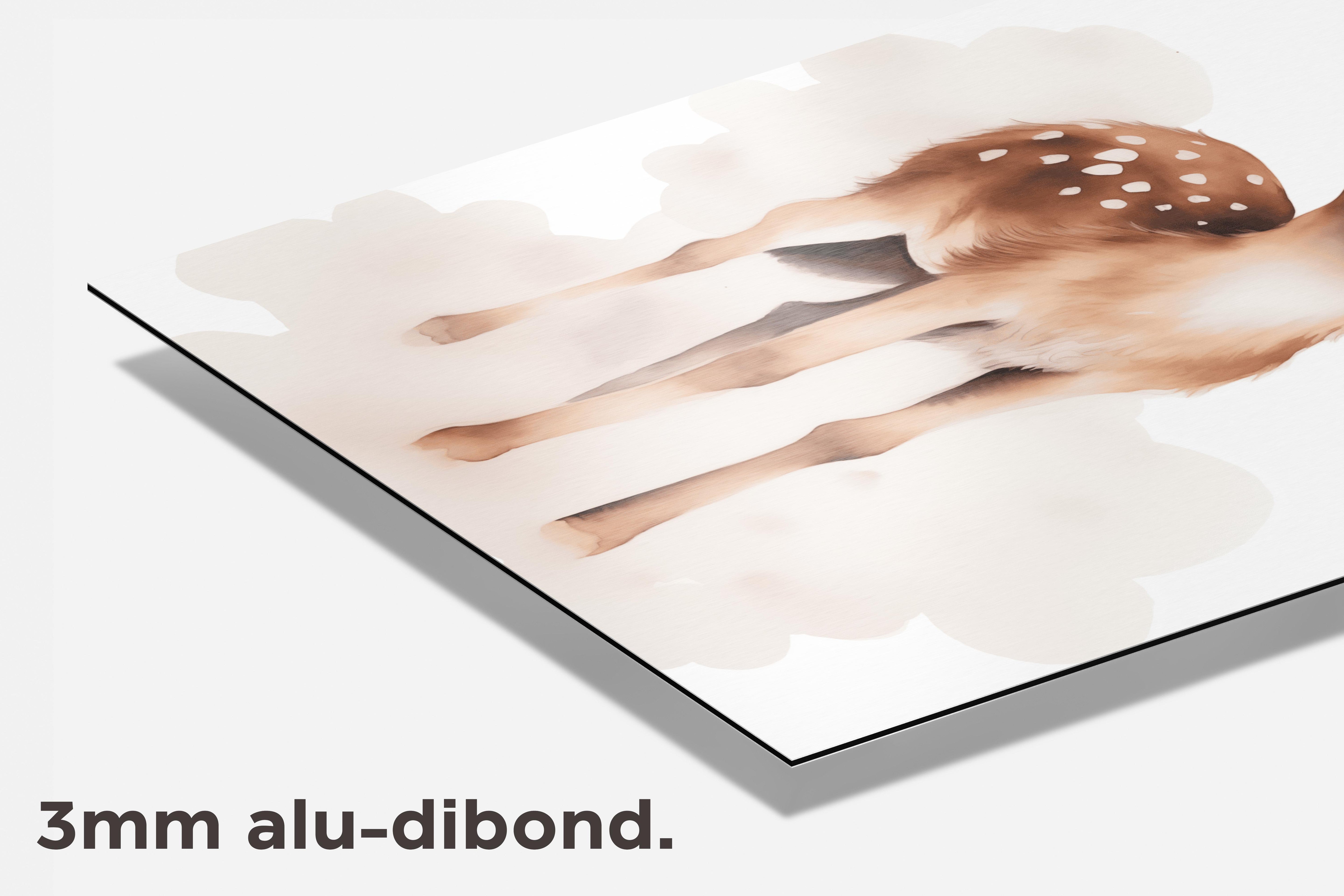 Hertje Bambi dibond detail