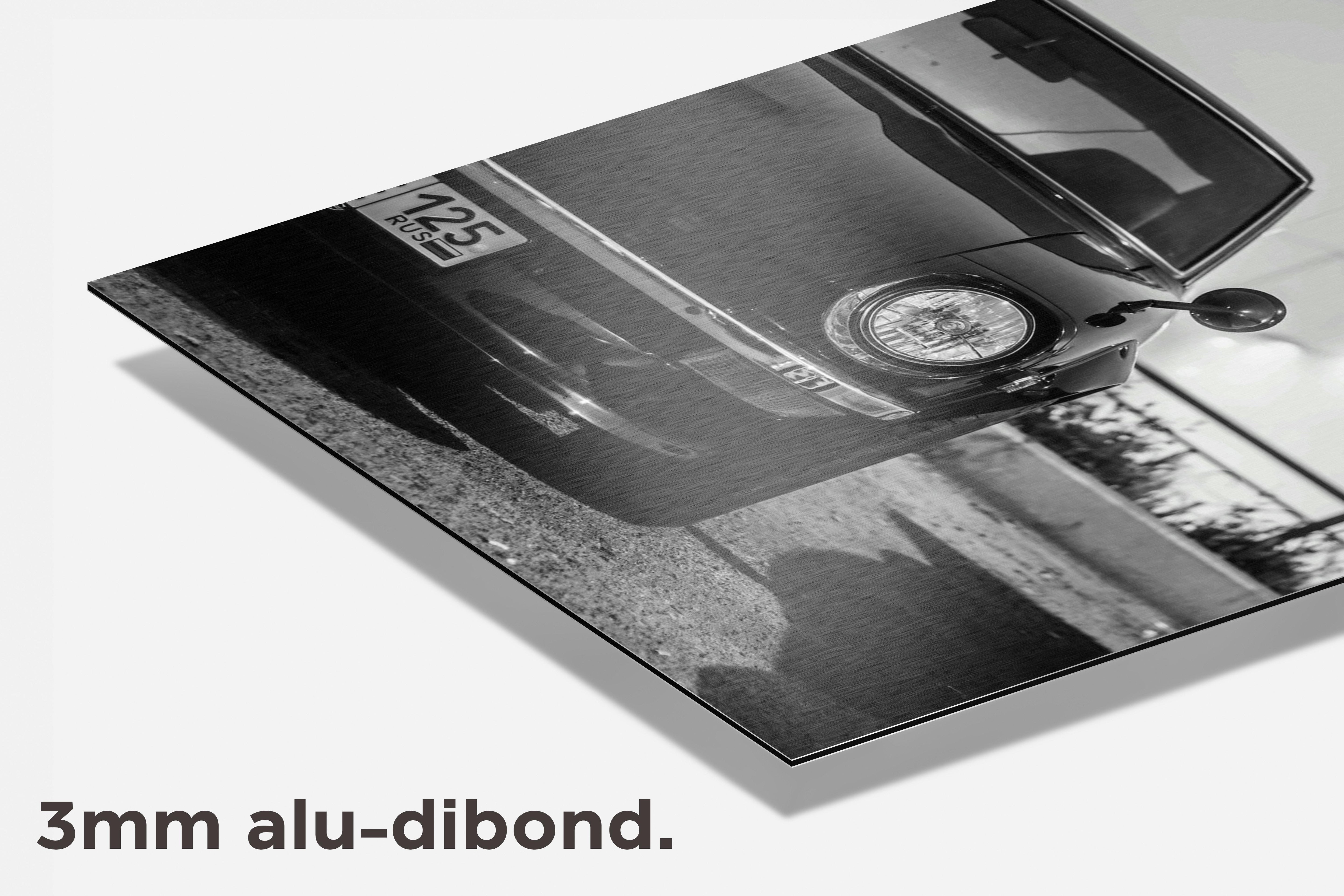 Nissan Vintage dibond detail