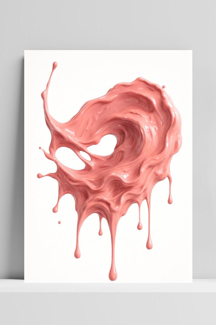 Liquid Paint Minimalist in an interior