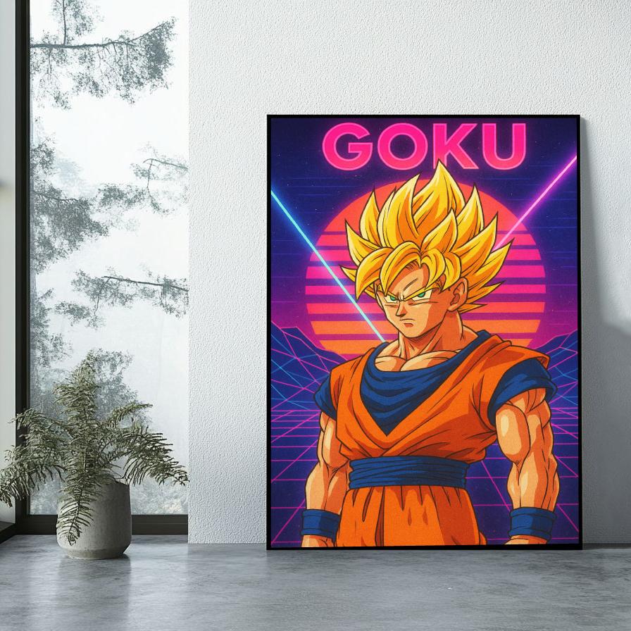 Goku Saiyan Dragon Ball poster sfeerbeeld 1