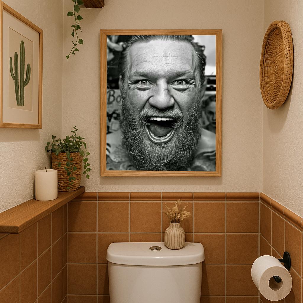 Conor McGregor B&W poster sfeerbeeld 3