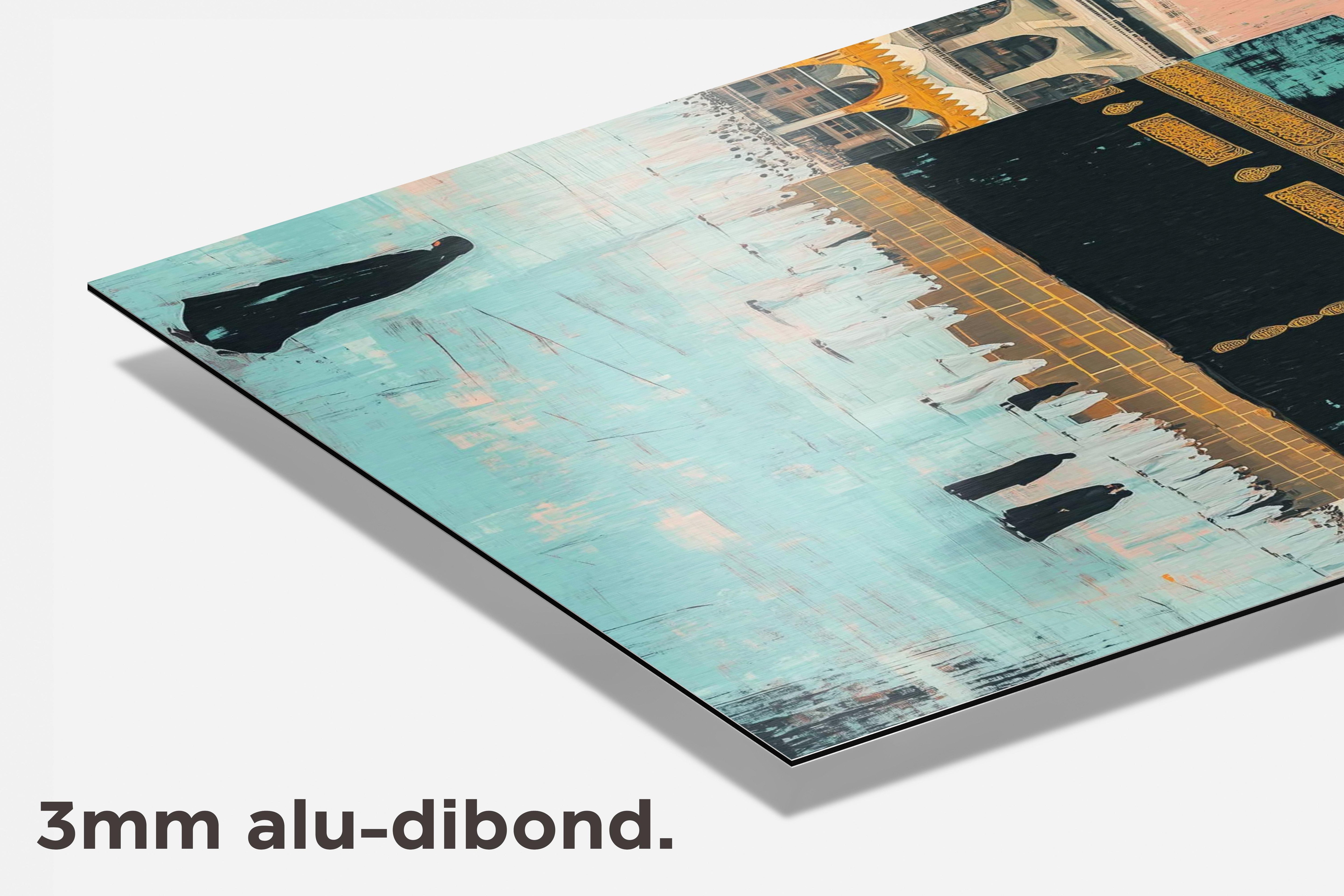 Kaaba Pastel dibond detail