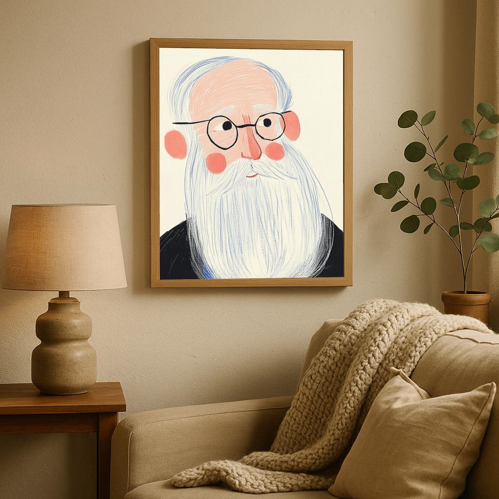 Old Man Cartoon poster sfeerbeeld 1