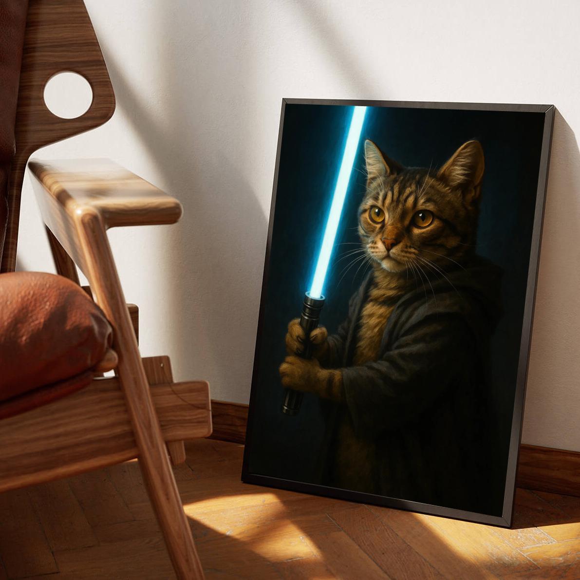 Cat Lightsaber poster sfeerbeeld 3