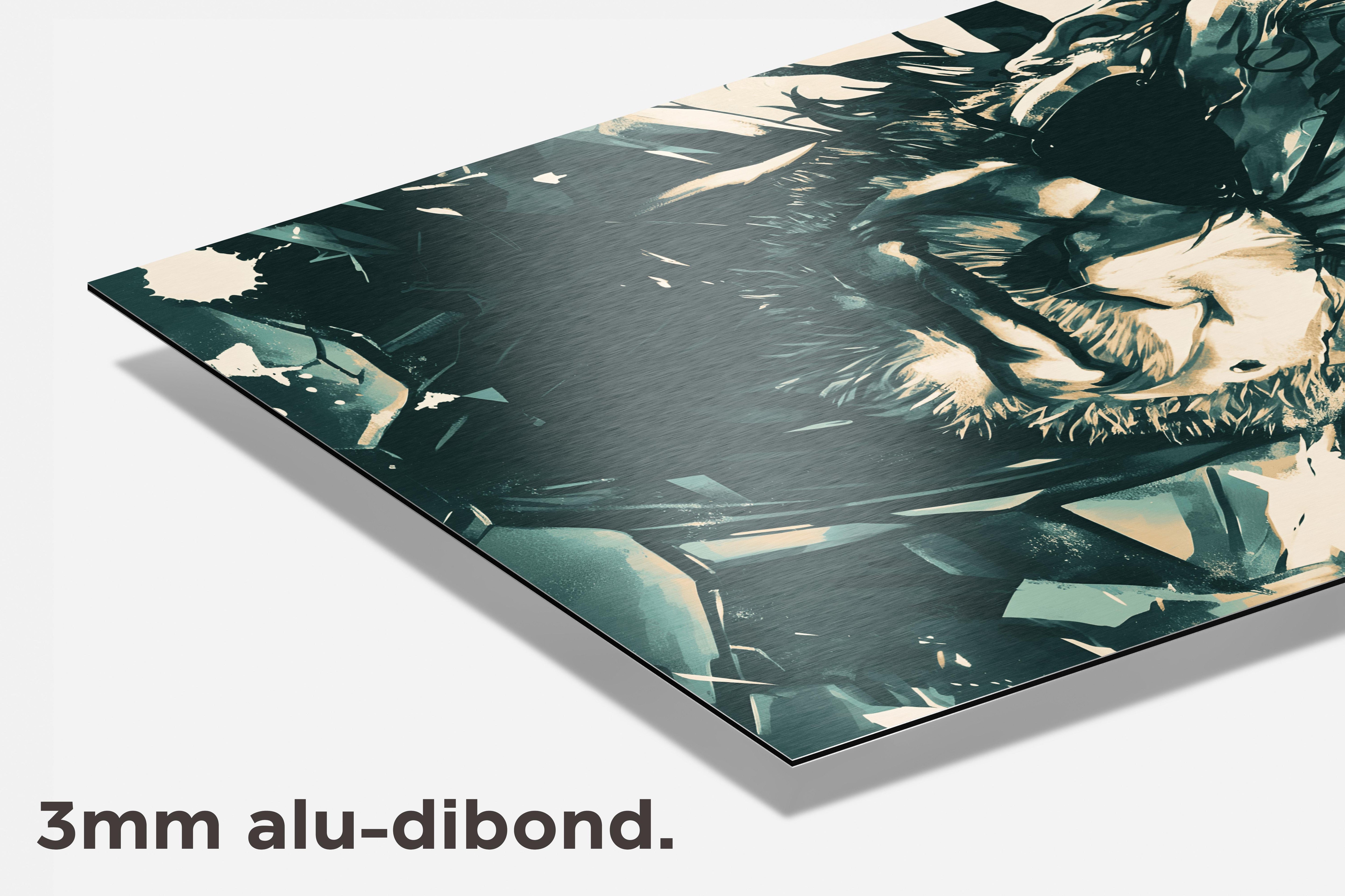 Metal Gear Solid dibond detail