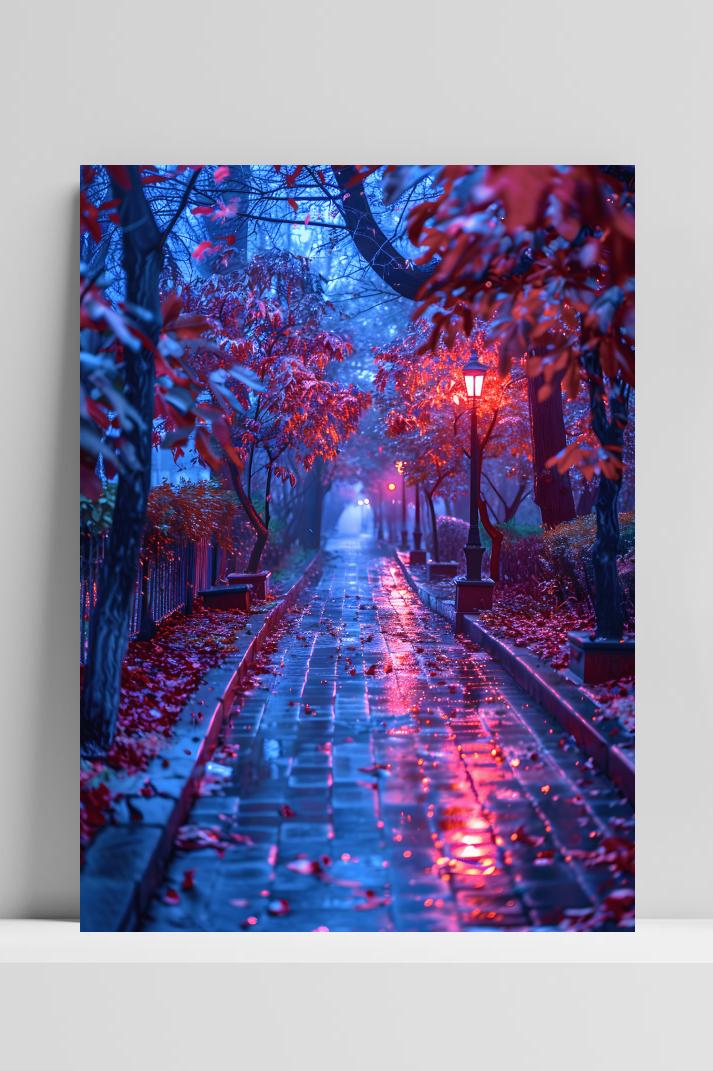Pad Natuur op 3mm aluminium dibond