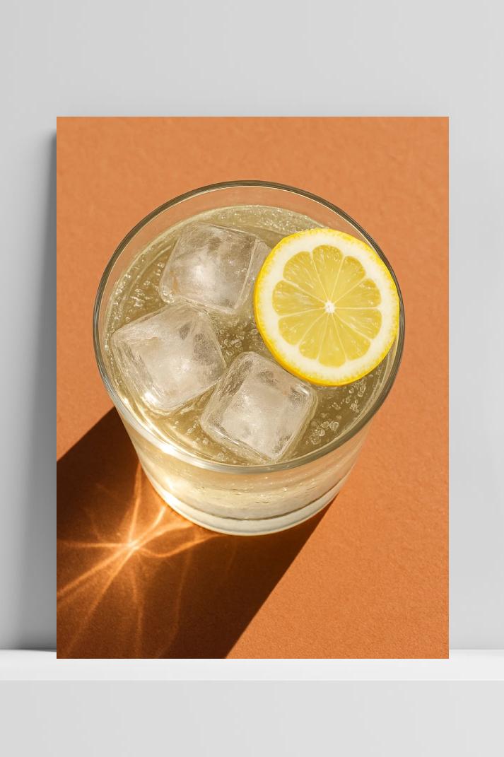 Lemonade Cocktail Summer dans un intérieur