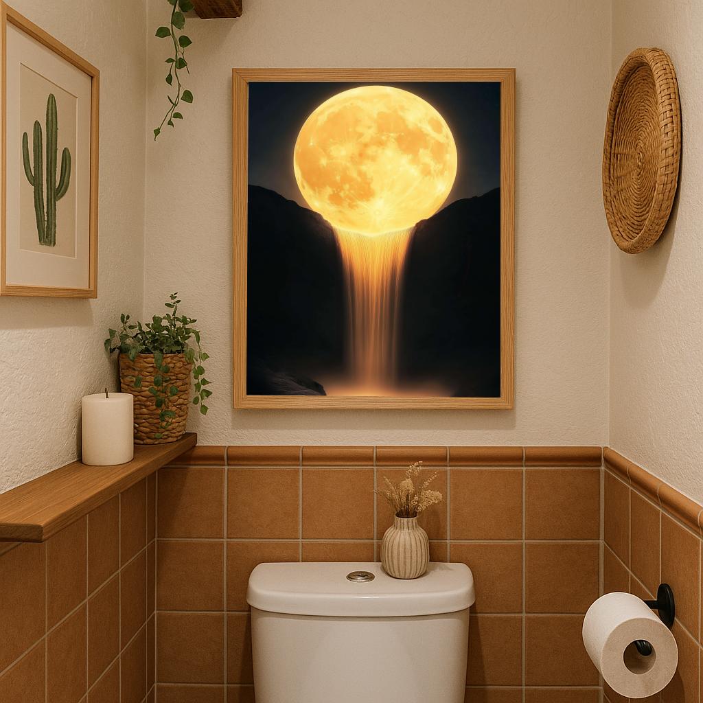 Full Moon Waterfall poster sfeerbeeld 2