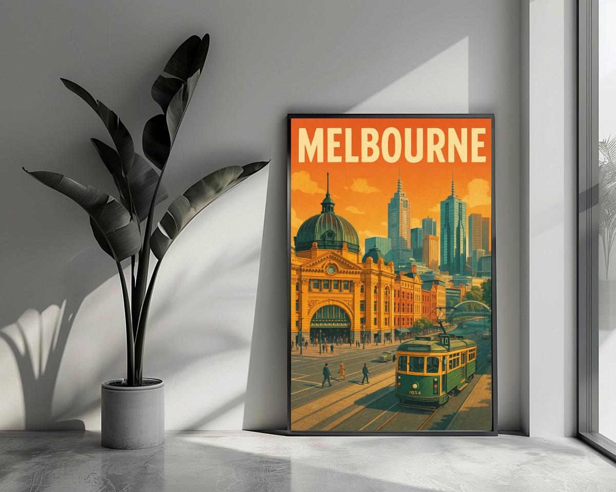 Melbourne Art Text poster van 25 Artstreet