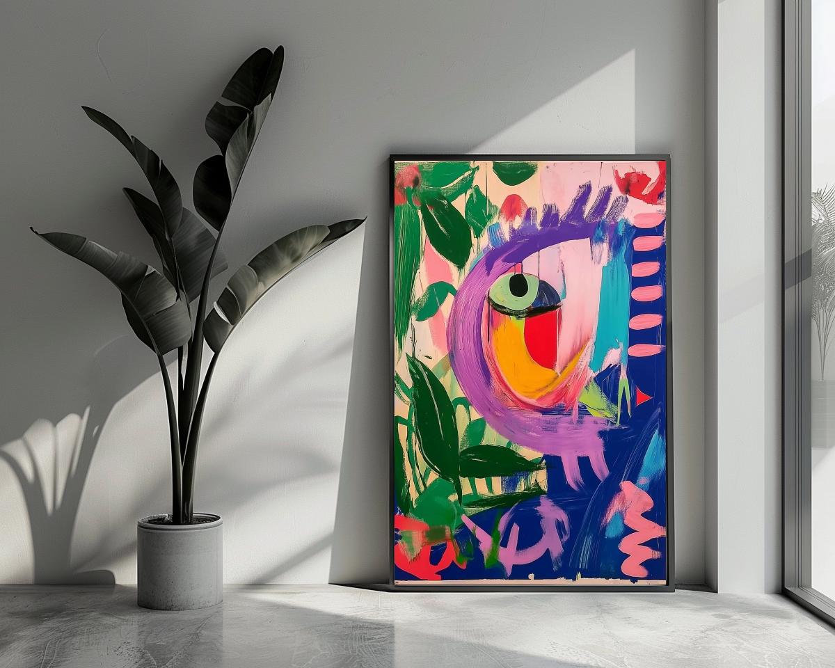 Abstract Aquarel poster van 25 Artstreet