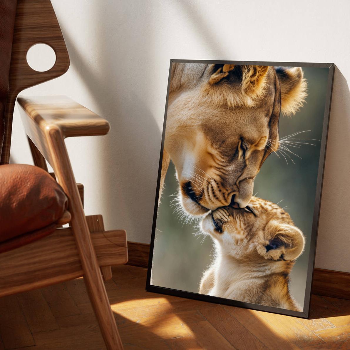 Lion poster van 25 Artstreet
