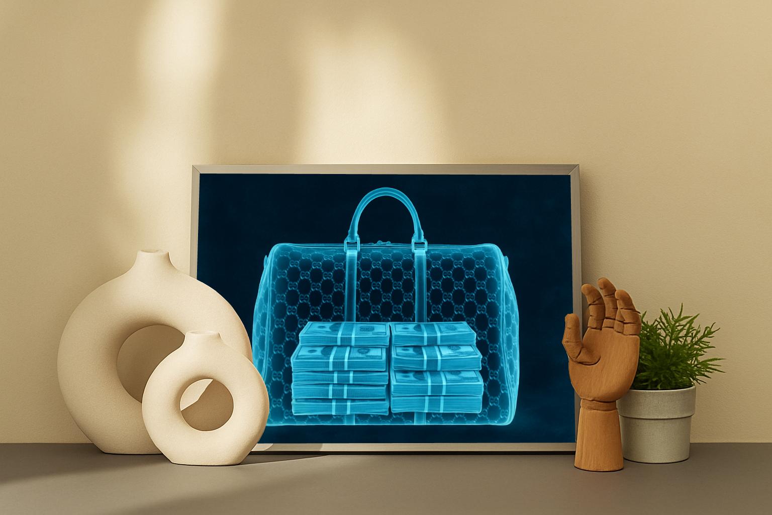 X-Ray Gucci Bag Money poster van 25 Artstreet