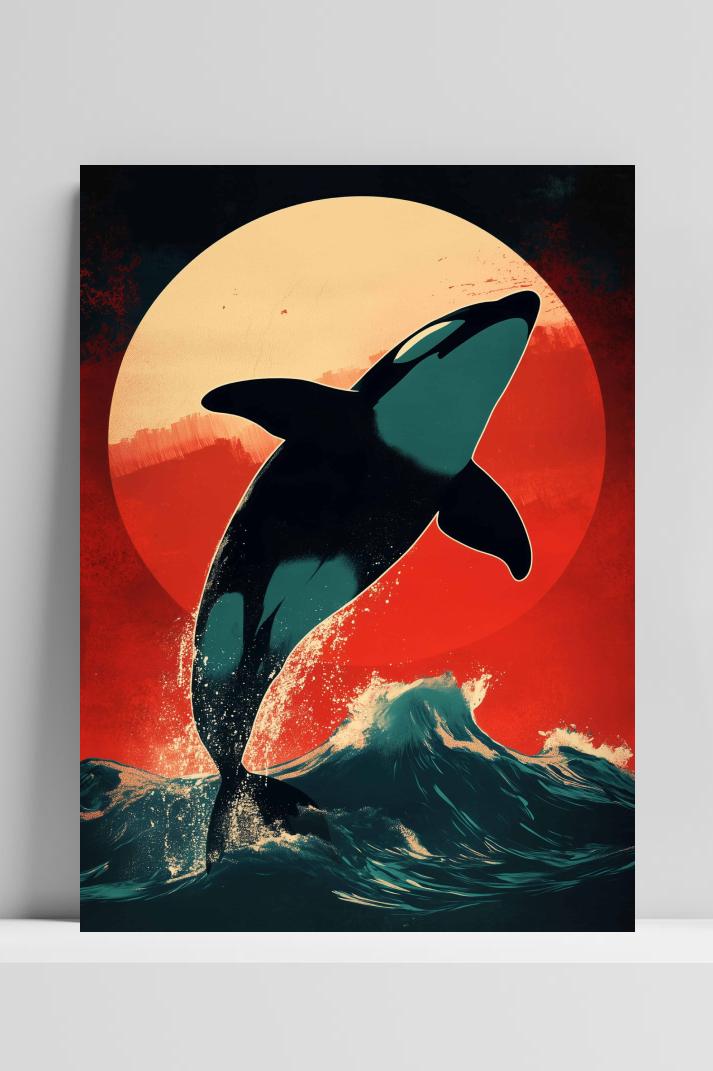 Orka op 3mm aluminium dibond